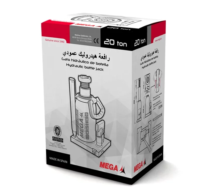 MEGA 30 Tonne Air Hydraulic Bottle Jack - Image 2